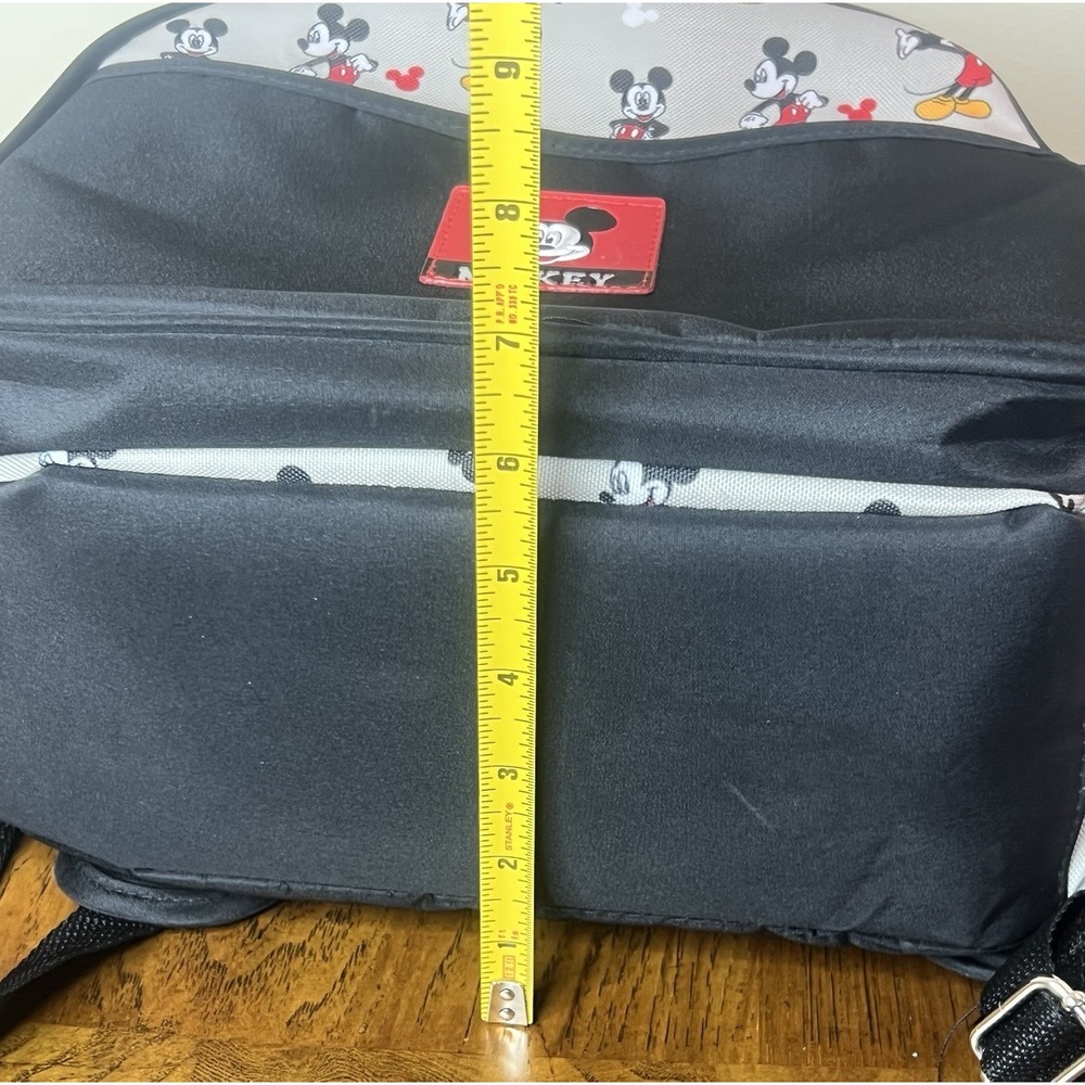 MICKEY MOUSE Diaper Bag 15-in Backpack Changing Pad Clear Pack Multi-Pocket NEW - Picture 4 of 16